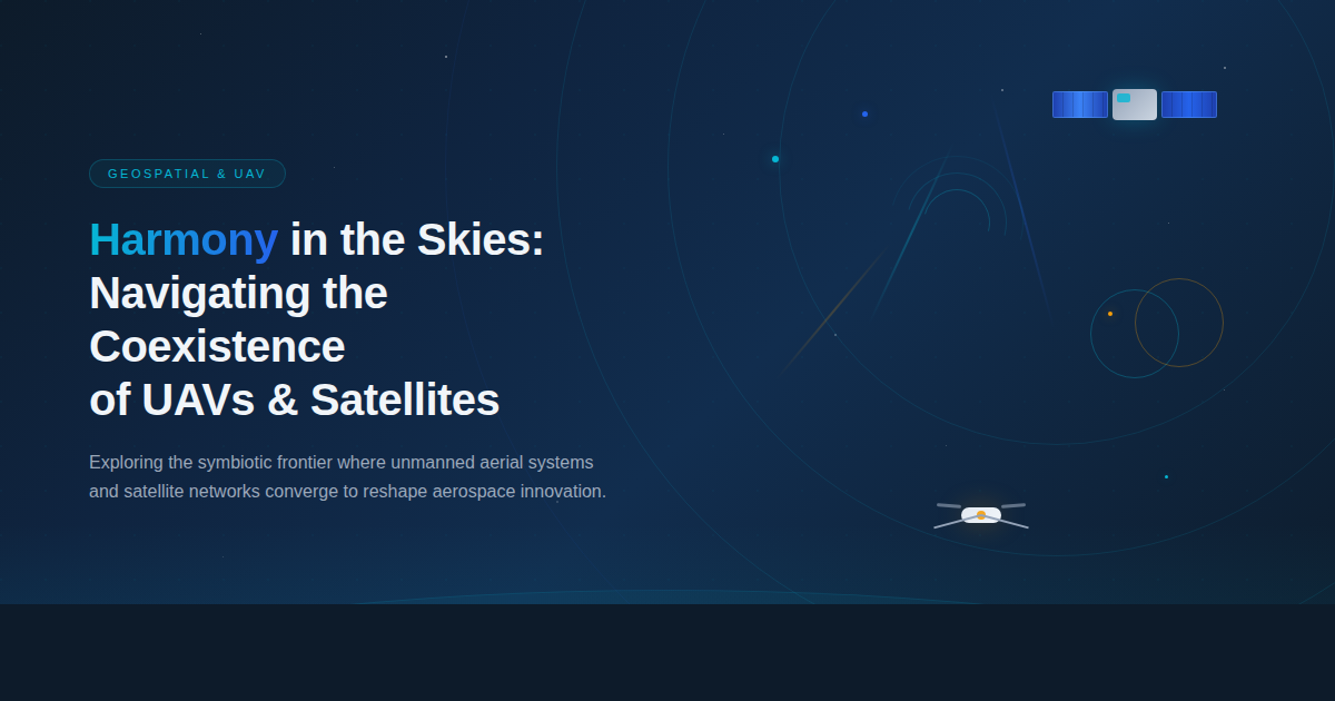 Read more about the article Harmony in the Skies: Navigating the Coexistence of UAVs and Satellites